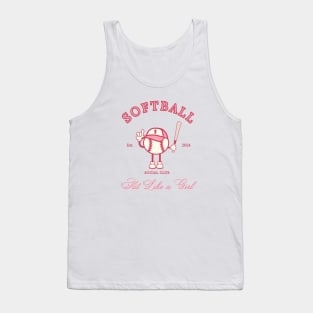 Preppy Softball Social Club Tank Top